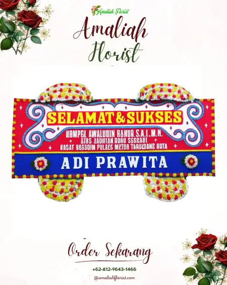 Papan Bunga Ucapan Selamat Lemahsubur